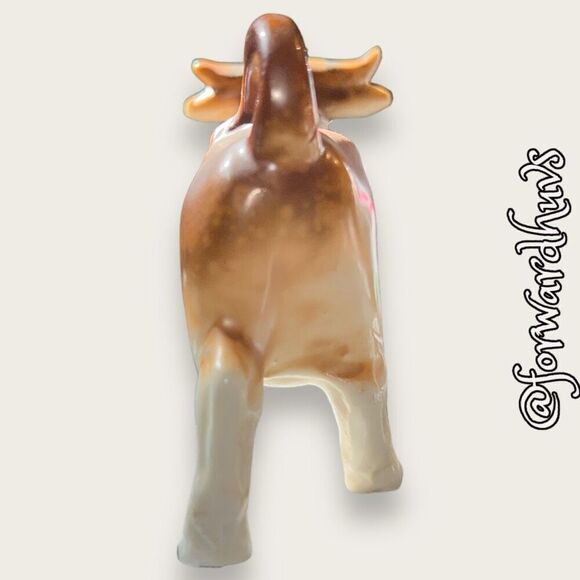 Vintage Brown Collectible Steer Cow Creamer - Picture 9 of 10